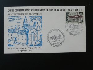 FDC castle of Bazoches France 1972