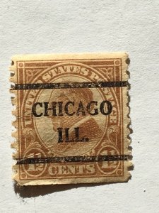 USA–1925–“Famous Person” Coil City Pre-Cancel Stamp–SC# 598 - Used