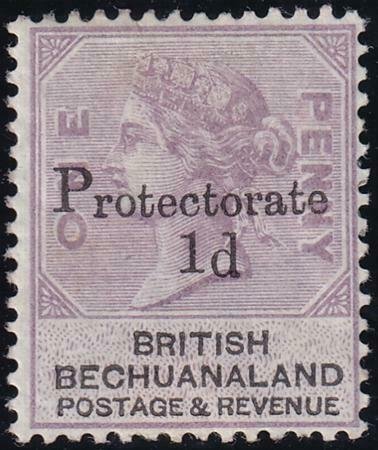 Bechuanaland 1888 SC 60a VF LH Short 1