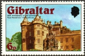 Gibraltar 365 - Mint-H - 6p Holyrood House Castle (1978)