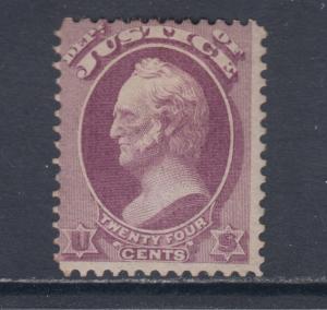 US Sc O32 MLH. 1873 24c Justice Department Official
