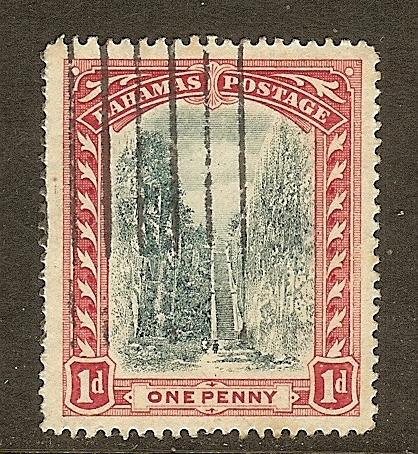 Bahamas, Scott #48, 1p Queen's Staircase, Wmk 3, Used