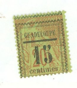 Guadeloupe #8 Unused Single