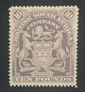 MOMEN: RHODESIA SG #93 1901 UNUSED LOT #60762