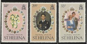 St. Helena  mnh sc 353 - 355