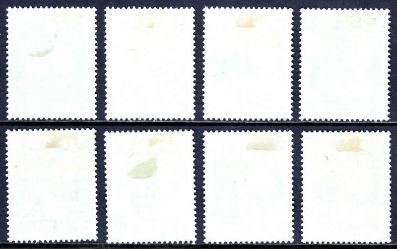 VIRGIN ISLANDS — SG 110//117 — 1938 KGVI ISSUE — CHALKY PAPER — MH — SG £43