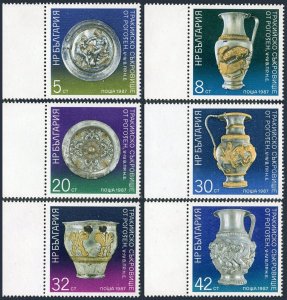 Bulgaria 3239-3244,MNH.Michel 3553-3558. Rogozen Thracian Treasure,1987. 