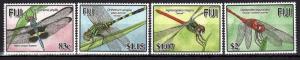 Fiji1060-1063, MNH, Insects  Dragonfly 2005. x28321