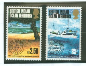 British Indian Ocean Territory #57-58  Single (Complete Set)