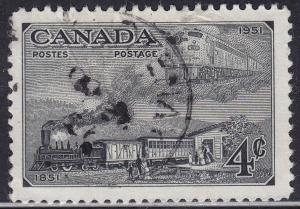 Canada 311 Postage Stamp Centenary 1951