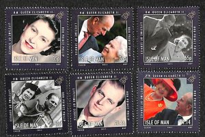 Isle of Man 2011, Lifetime of service 6v, MNH