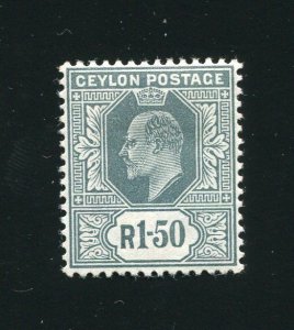 Ceylon 176 King Edward VII MH Wmk 2 