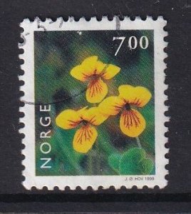 Norway #1212  used  1999  flowers 7k