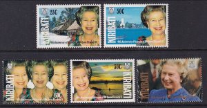Kiribati 582-586 Queen Elizabeth II MNH VF