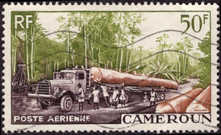 cameroun Scott C34 used - Logging