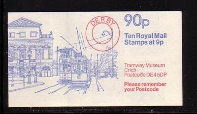 Great Britain Sc BK394 Tramway Museuml 90 p booklet NH