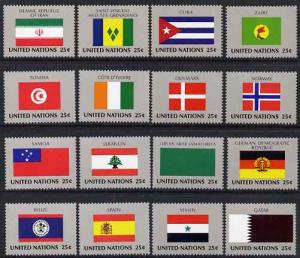 United Nations (NY) 1987 Flags of Member Nations #9 compl...