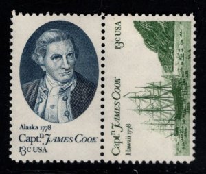 USA Scott 1732-1733a MNH** Captain Cook pair