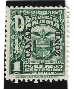 Canal Zone Scott #68 Mint 1c Black O/P 2021 CV $10.00