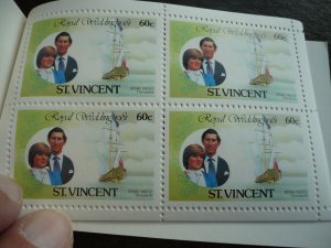 Stamps - St. Vincent - Scott# 627a,630a - Mint Never Hinged Booklet