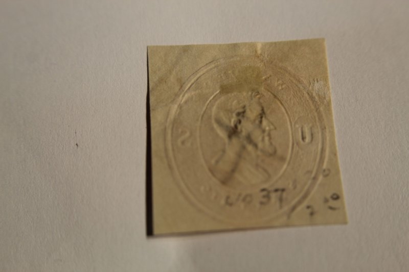 US UO23 CUT SQUARE USED  PEN CANCEL