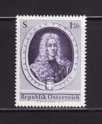 Austria 709 Set MNH Prince Eugene of Savoy, General