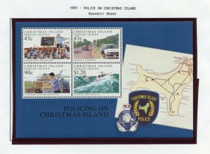 CHRISTMAS ISLAND SELECTION OF 1987//91  INCLUDES #274d & 274e  ISSUES  MINT NH-