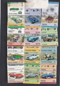 Tuvalu Mint Never Hinged Car Stamps ref R 17952