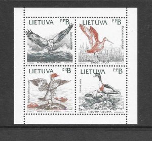 BIRDS - LITHUANIA #430a  MNH