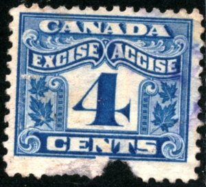 Canada - #FX39 - USED FAULT, TWO LEAF EXCISE TAX - 1915- Item C388AFF7