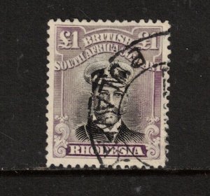 Rhodesia #138a (SG#311) Very Fine Used Black & Magenta Die 111b Perf 14