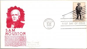 FDC 1964 SC #1242 Anderson Cachet - Houston TX - Single - J5962