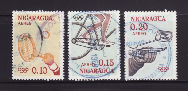 Nicaragua C528-C530 U Sports, Olympics (B)