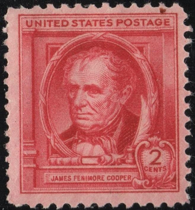 SC#860 2¢ Famous Americans: James Fenimore Cooper Single (1940) MNH
