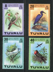 TUVALU - Scott #73-76, Birds, Mint-NH, Cat. $8.60
