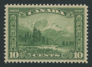 Canada 155 - 10 cent Mt Hurd - XF Mint never hinged - Pristine!