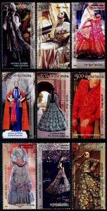 2020 India Fashion (9) (Scott NA) MNH