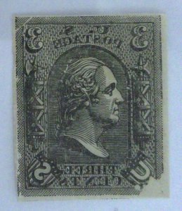 Scott #79-E8a - 3c Black - Loewenberg Decalcomania - Essay