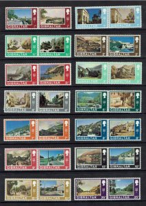 Gibraltar: 1971, First Decimal Definitives, Island Views, MNH set