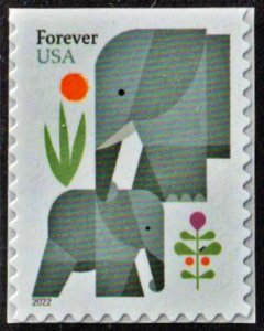 USA Sc. 5714 (60c) 2022 Elephants MNH