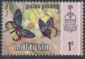 Penang   Malaya  SC#  74   Butterflies Used  see details & scans