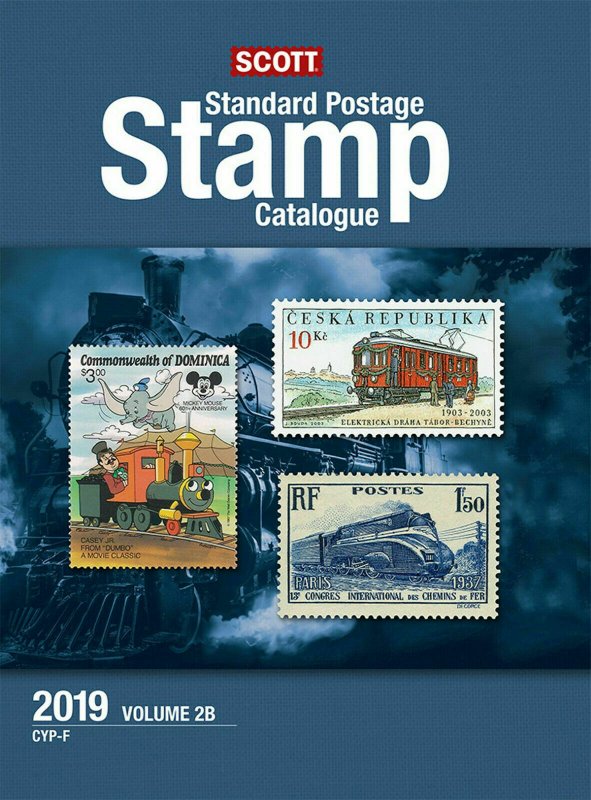 Scott Stamp Catalog 2019 Volume 2A & 2B - COUNTRIES C-F, used, good condition