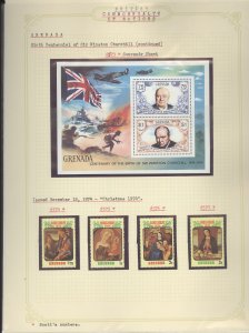 Grenada #562-82 Mint (NH) Single (Complete Set) (Art) (Space)