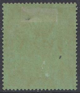 Bermuda KGVI 1938 10/- 10s Green Deep Red SG119a Chalk CV £225