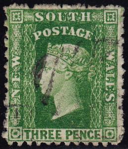 Australia NSW - 1882 - Scott #63h - used - Queen Victoria