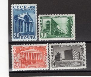 RUSSIA YR 1950,SC 1477-80,MI 1480-83,MNH,STALINGRAD RESTORATION,LIGHT SHADE