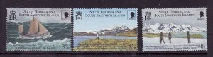 South Georgia-Sc#254-6- id3-unused NH set-Shackleton Polar Explorer-2000-