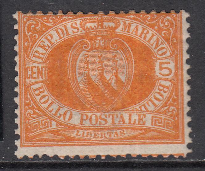 SAN MARINO - Sassone n. 2a MH* cv 290$ SIGNED FERRARIO