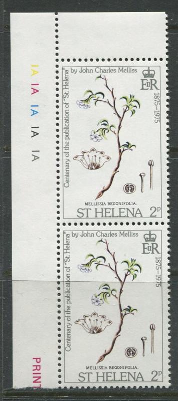 St.Helena - Scott 289 - Centenary Publication -1975 - MNH - Pair of 2p Stamps