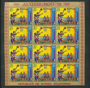 GUINEA ECUATORIAL 1972 Olympics Sport Football Set MNH x 12(84 Stamps)GU7